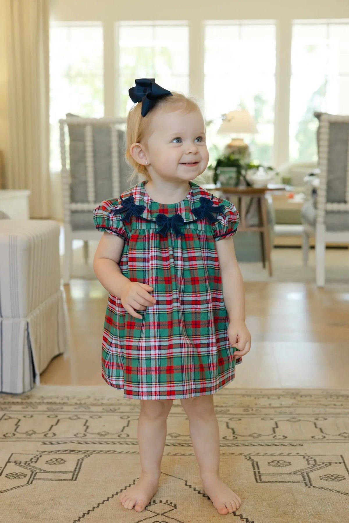 Bailey Boys Girls Christmas Plaid Float Dress by Bailey Boys