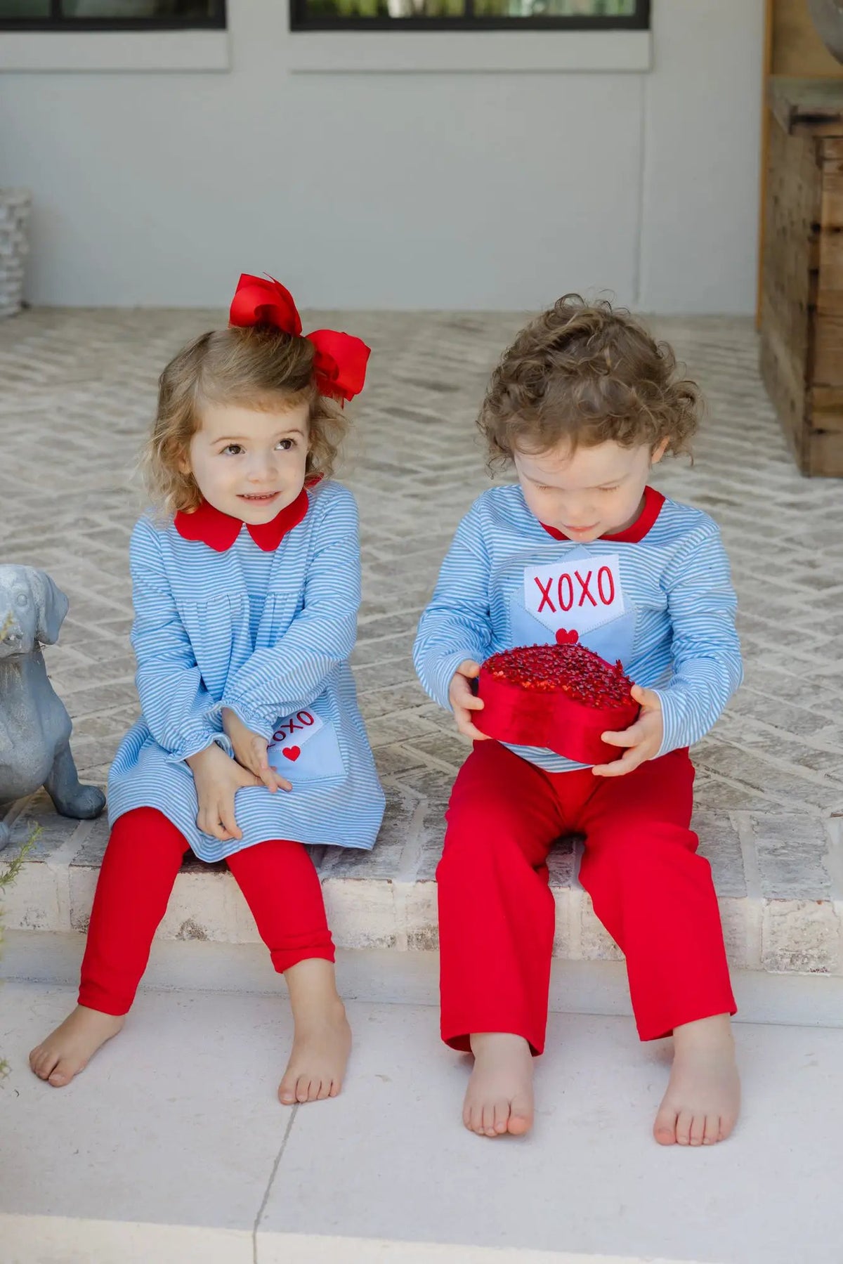 Bailey Boys Girls Love Letters Tunic Pant Set by Bailey Boys