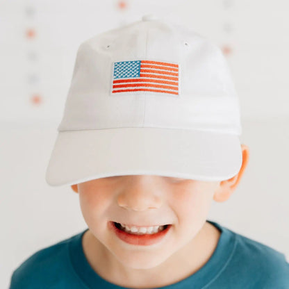 Sweet Wink Patriotic American Flag Patch Baseball Hat by Sweet Wink
