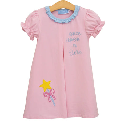 Trotter Street Kids Girls Pink Once Upon A Time Dress