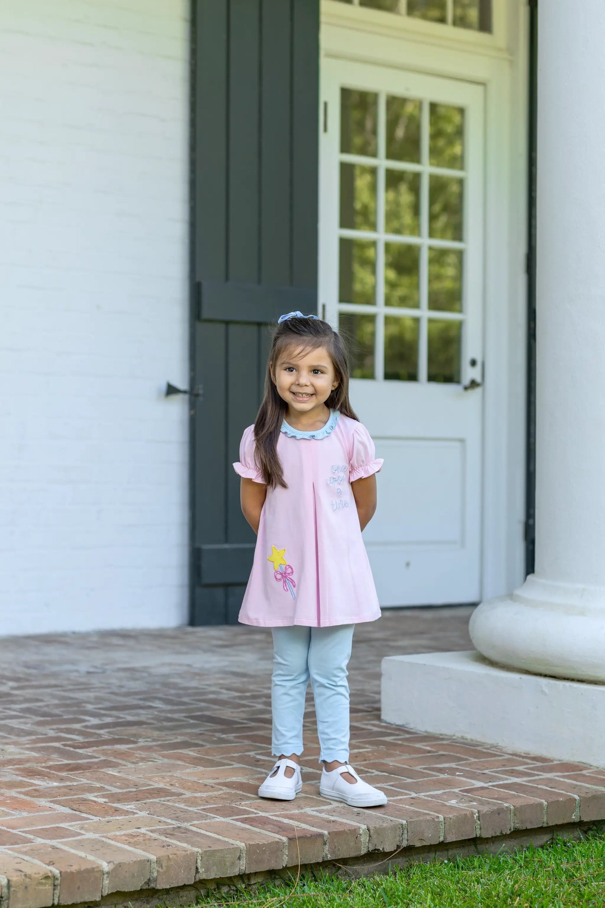 Trotter Street Kids Girls Pink Once Upon A Time Pant Set