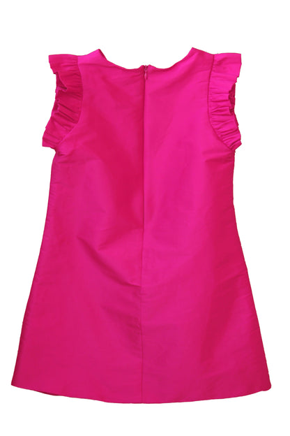 Susanne Lively Girls Flutter Sleeve A-Line Party Dress - Fuchsia Pink by Susanne Lively