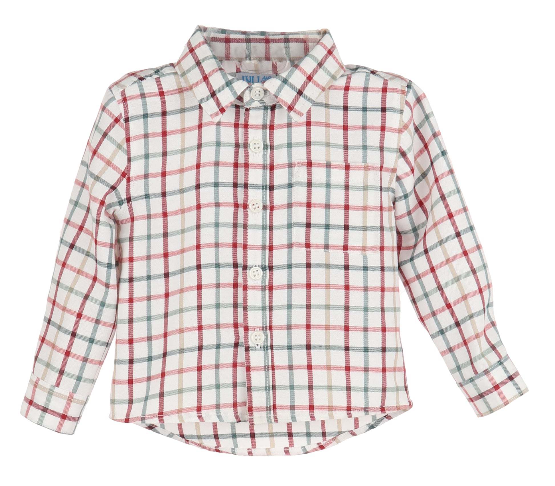 Luli & Me Boys Dress Shirt - Fall Tattersall Plaid 4 Luli & Me Boys Dress Shirt - Fall Tattersall Plaid 4