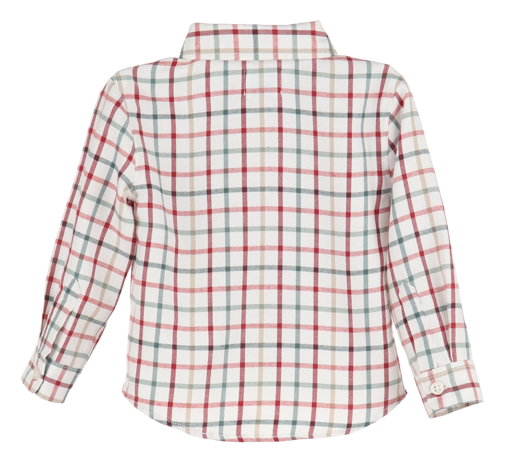 Luli & Me Boys Dress Shirt - Fall Tattersall Plaid 4 Luli & Me Boys Dress Shirt - Fall Tattersall Plaid 4