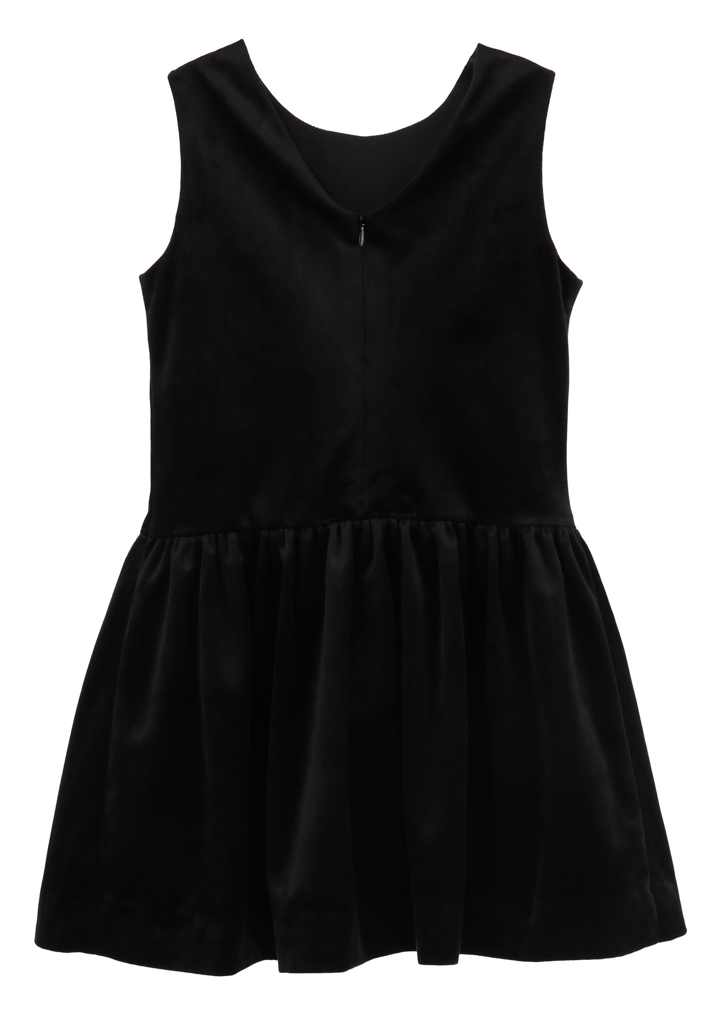 Luli & Me Girls Deluxe Velvet Princess Dress - V-Back - Black by Luli & Me