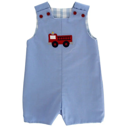 Bailey Boys Apple of My Eye Reversible Shortall - Apple & Firetruck