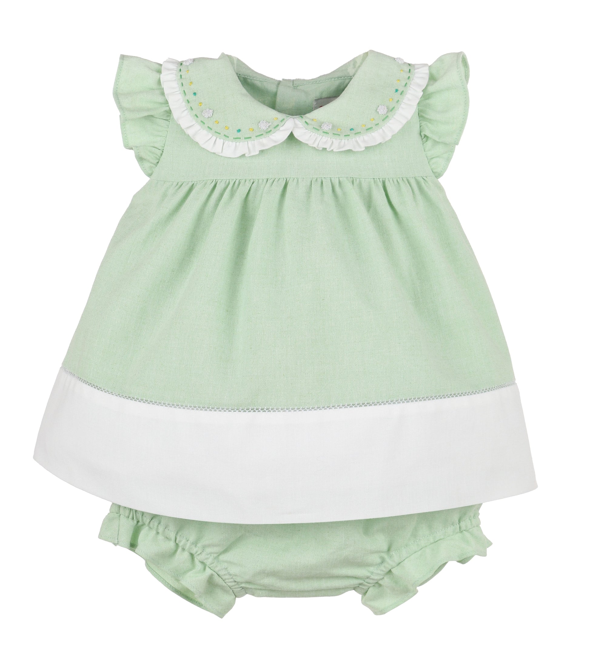 Sophie & Lucas Girls Green Augusta Dress