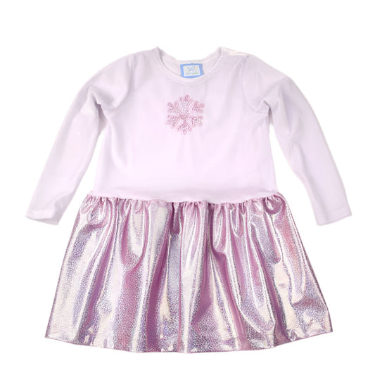 Funtasia Too Girls Sparkly Lavender Purple Snowflake Dress