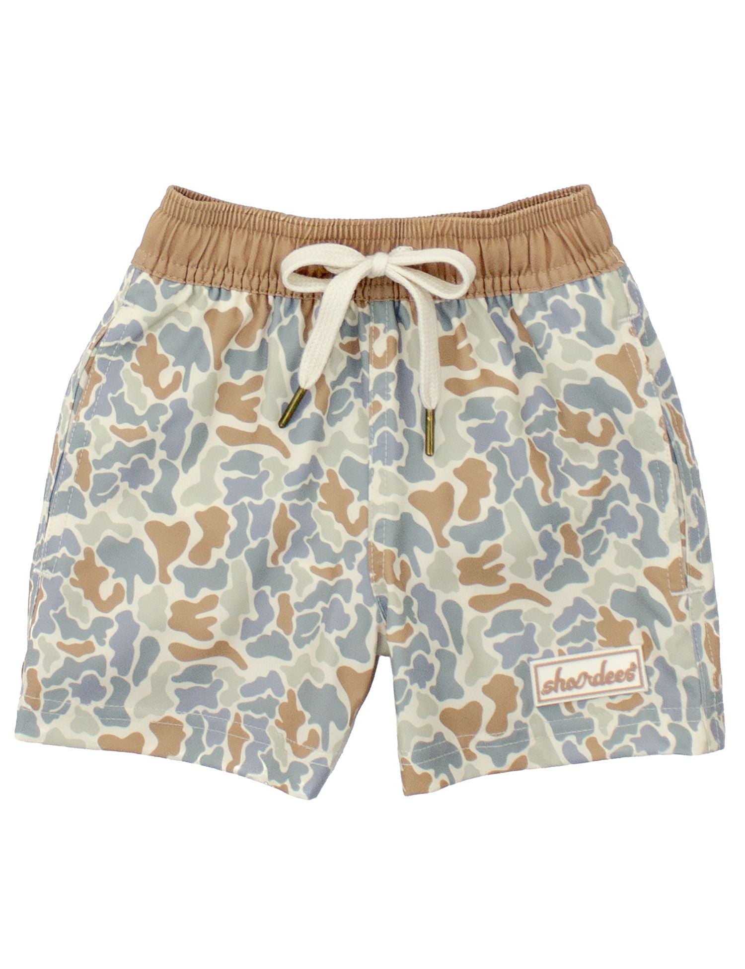 Properly Tied Boys Shordees Swim Trunks - Field Camo