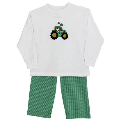 Bailey Boys Yuletide Tractor Pant Set by Bailey Boys