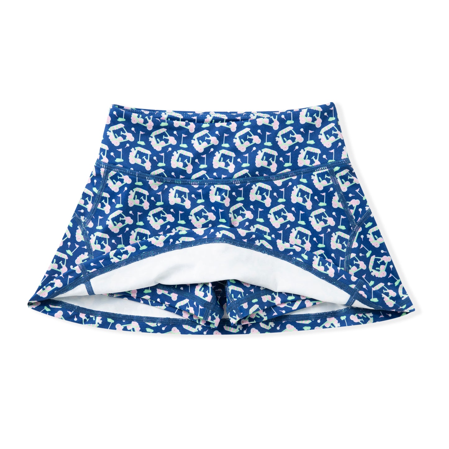 Swoon Baby Girls Active Tennis Skirt - Skort - Blue Golf Carts