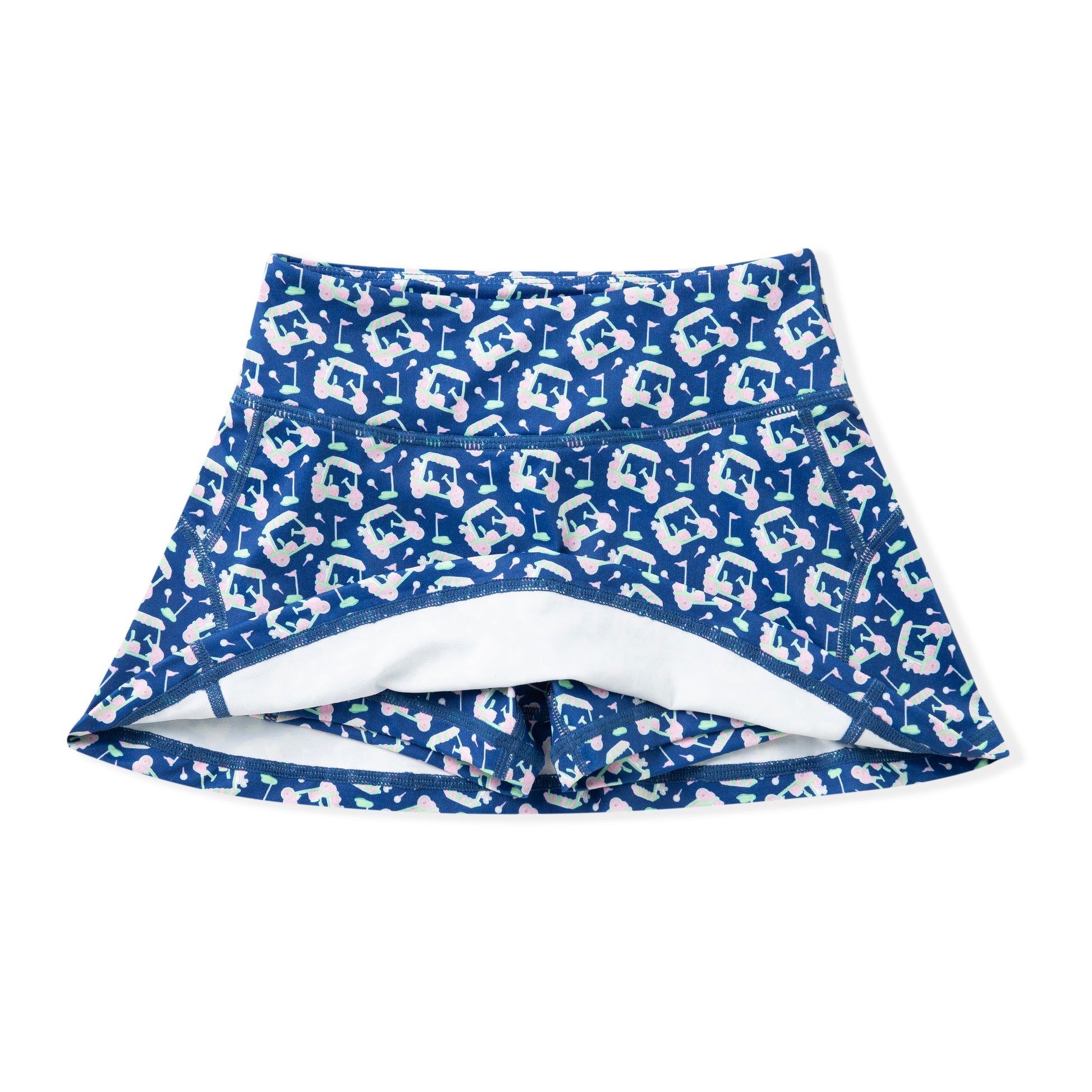 Swoon Baby Girls Active Tennis Skirt - Skort - Blue Golf Carts