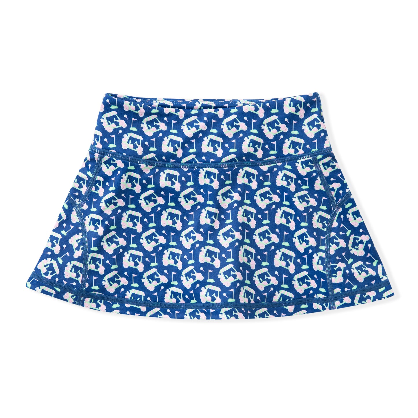Swoon Baby Girls Active Tennis Skirt - Skort - Blue Golf Carts