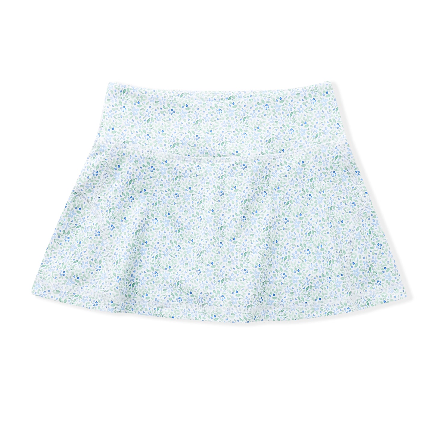 Swoon Baby Girls Active Tennis Skirt - Skort - Blue Floral