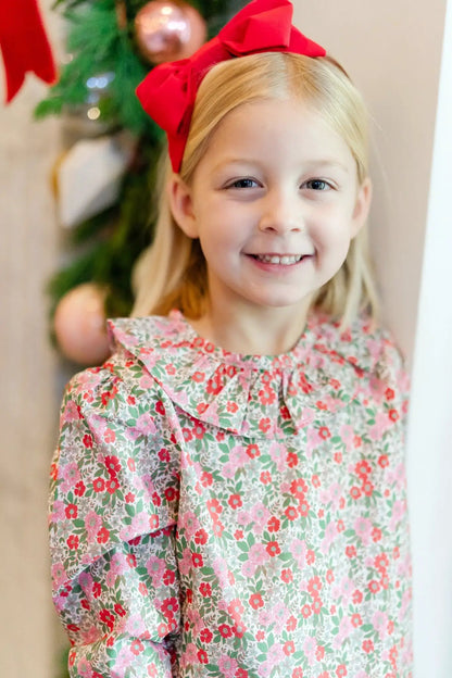 Lila & Hayes Girls Emma Leggings Set - Floral Noel by Lila & Hayes