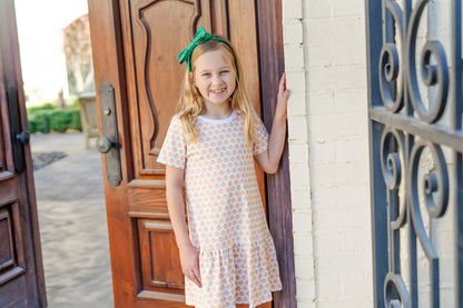 Lila & Hayes Girls Lottie Dress - Orange Harvest Pumpkins by Lila & Hayes