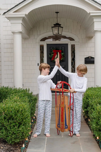 Lila & Hayes Boys Beckett Hang Out Lounge Pants - Ski Village