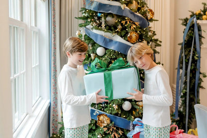 Lila & Hayes Boys Beckett Hang Out Pants - Christmas Tree Topper Stars