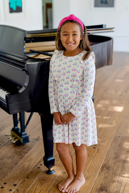 Lila & Hayes Girls Olivia Ruffle Dress - Music Superstar - Perfect for Taylor Swift Show by Lila & Hayes