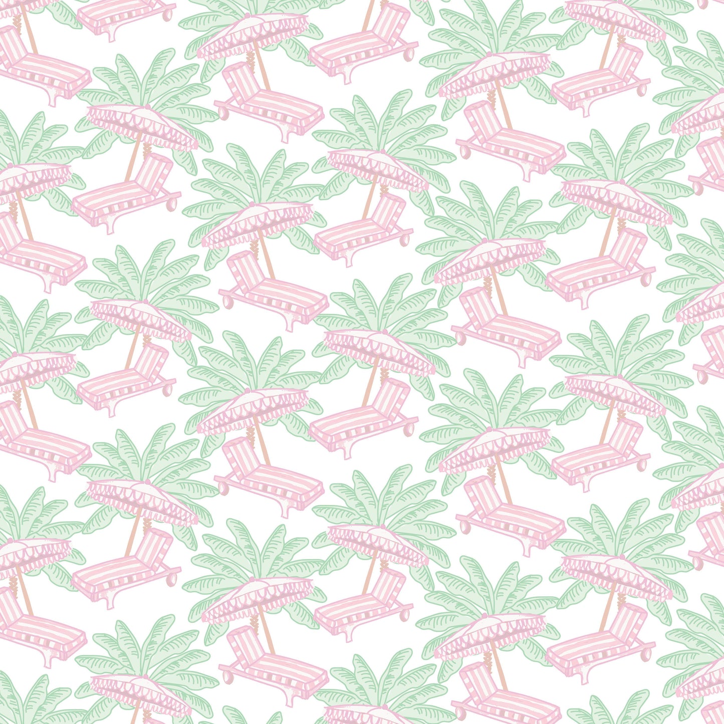 Lila & Hayes Girls Rae Romper - Poolside Palms by Lila & Hayes