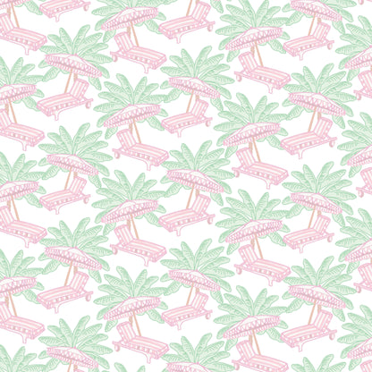 Lila & Hayes Girls Rae Romper - Poolside Palms by Lila & Hayes