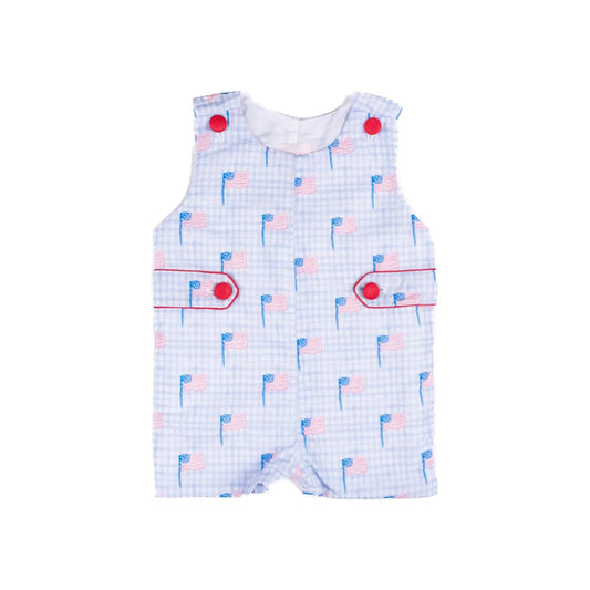 Shop Teeta Boys Patriotic America Flags Print Jon Jon by Shop Teeta