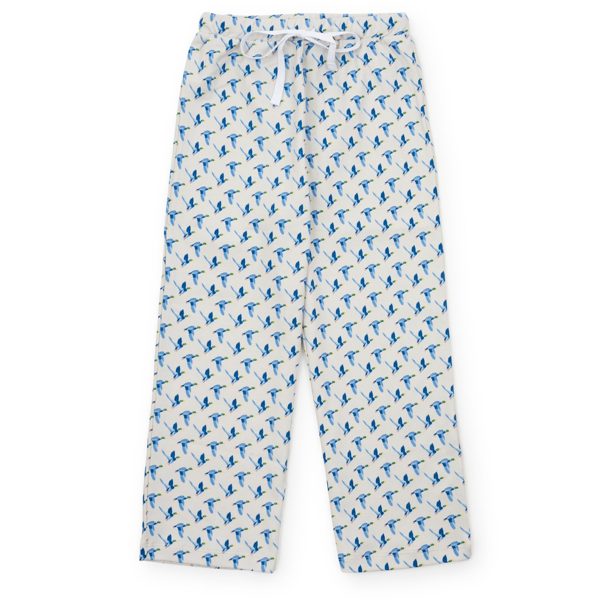 Lila & Hayes Boys Beckett Hang Out Pants - Blue Mallard Ducks