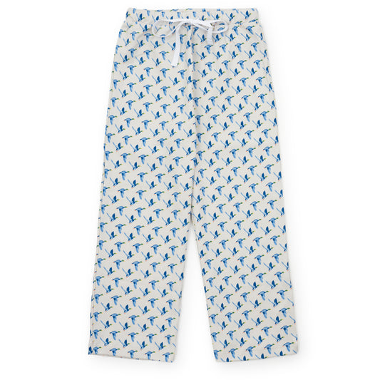 Lila & Hayes Boys Beckett Hang Out Pants - Blue Mallard Ducks by Lila & Hayes