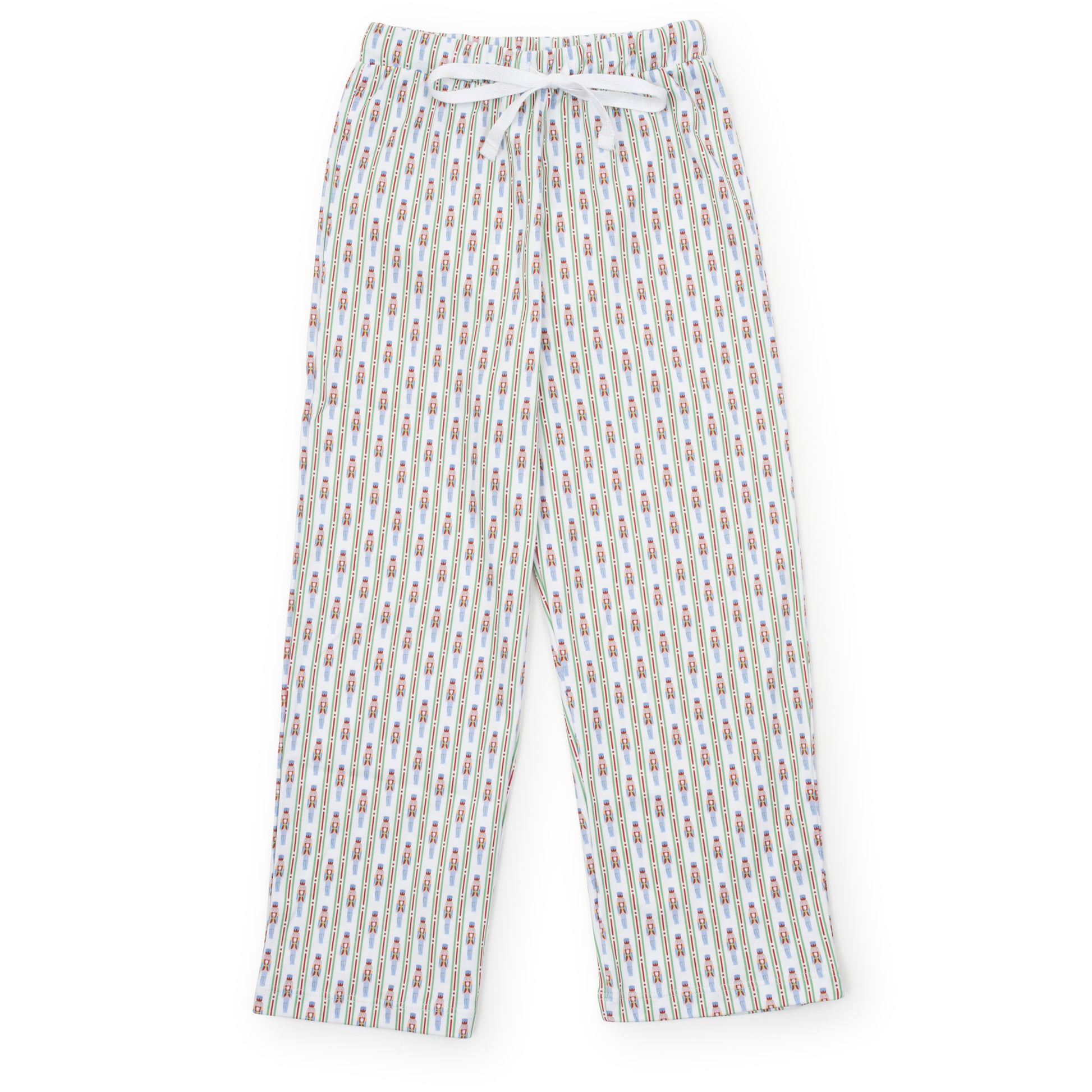 Lila & Hayes Boys Beckett Hangout Pants - Christmas Nutcracker Stripe
