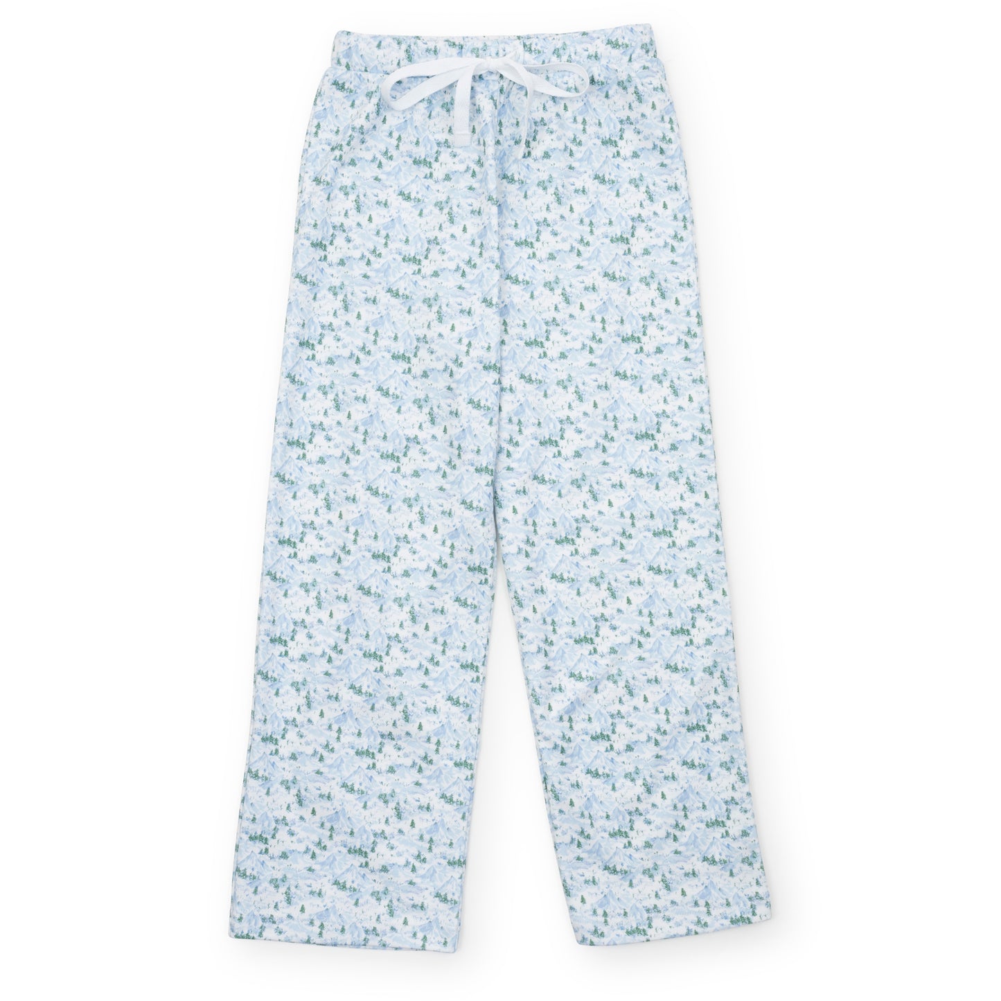 Lila & Hayes Boys Beckett Hangout Lounge Pants - Blue Snow Capped Mountains by Lila & Hayes