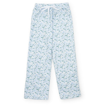 Lila & Hayes Boys Beckett Hangout Lounge Pants - Blue Snow Capped Mountains by Lila & Hayes