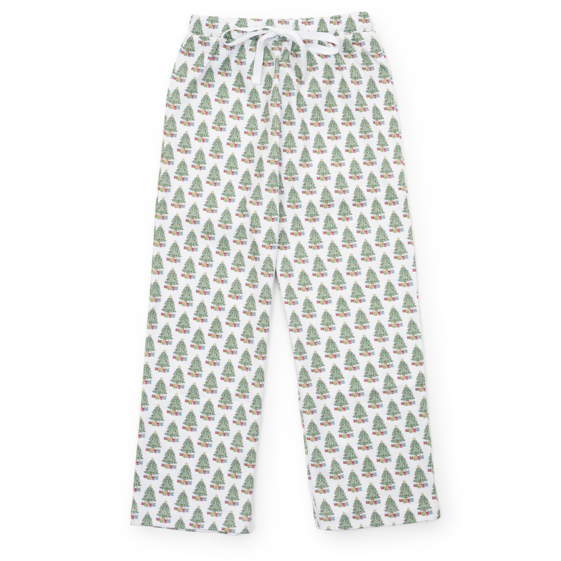 Lila & Hayes Boys Beckett Hangout Pants - Green Under the Christmas Tree