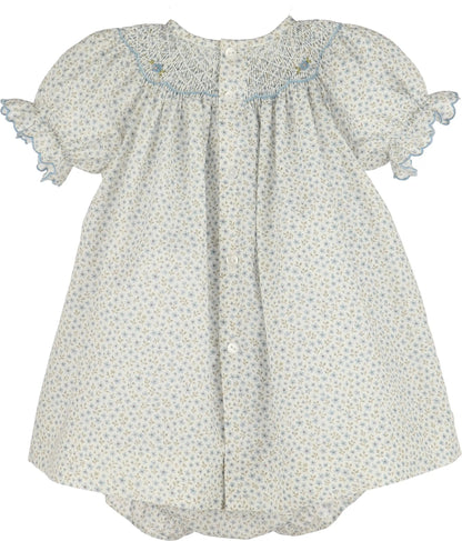 Luli & Me Girls Forest Fairy Bishop Dress - Blue
