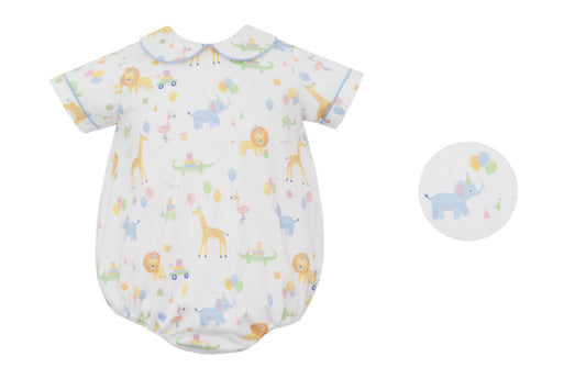 Claire & Charlie Baby Boys Pastel Birthday Animals Bubble by Claire & Charlie