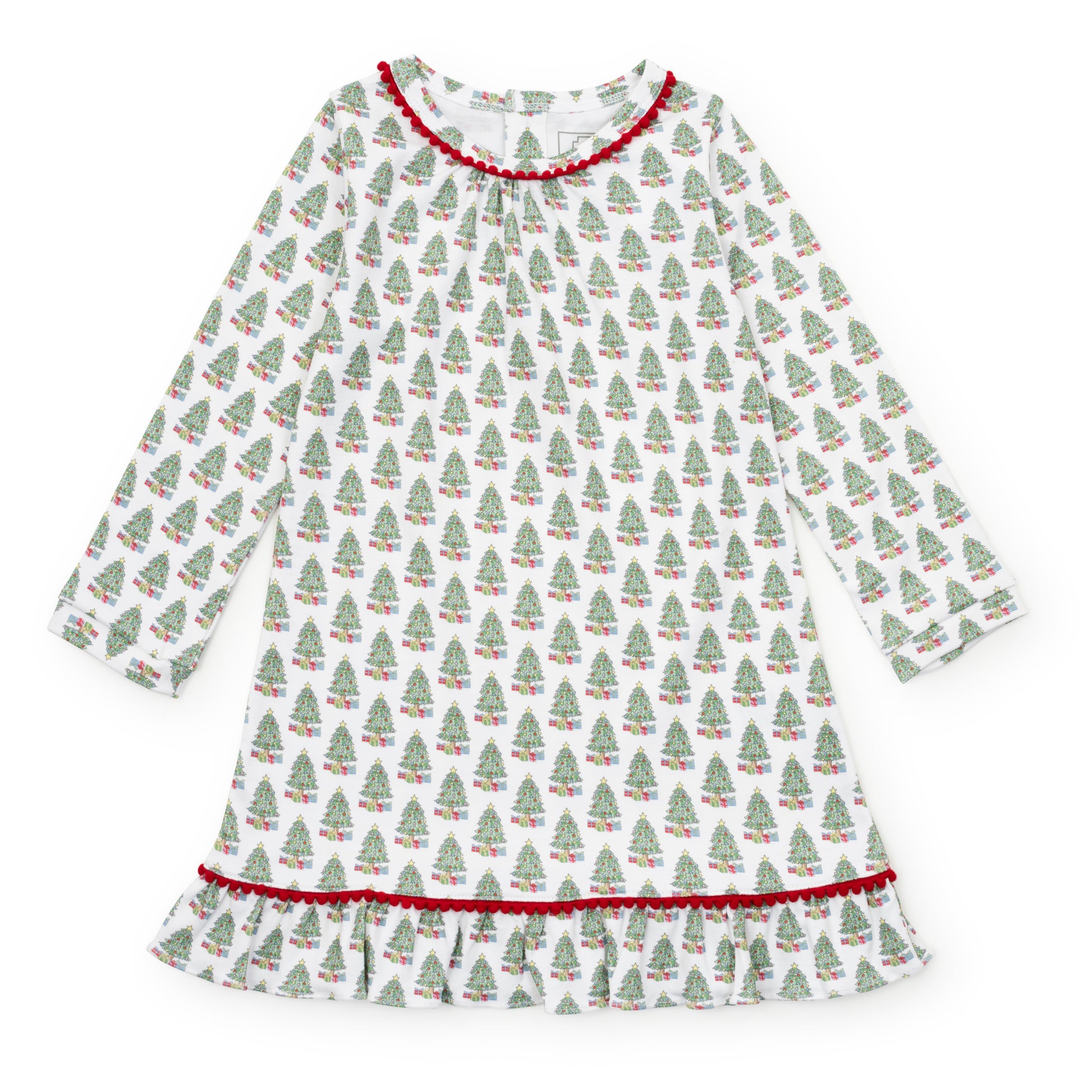 Lila & Hayes Girls Carlin Dress - Green Under the Christmas Tree 7 Lila & Hayes Girls Carlin Dress - Green Under the Christmas Tree 7