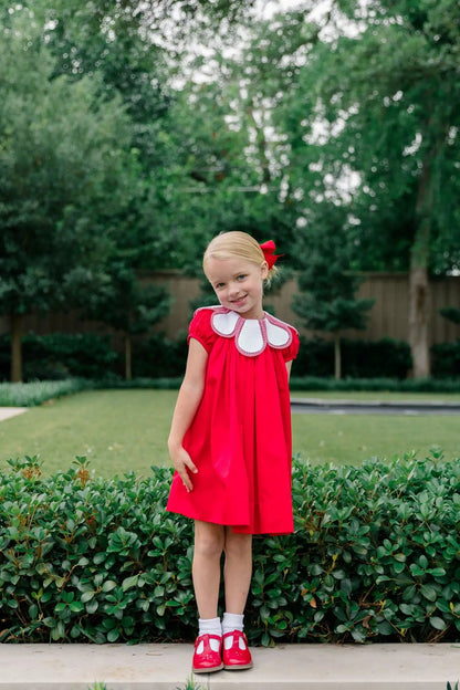Proper Peony Girls Majestic Tulip Dress - Red