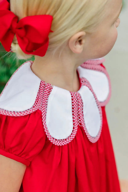 Proper Peony Girls Majestic Tulip Dress - Red