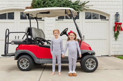 Lila & Hayes Boys Grayson Pajamas Set - Christmas at the Golf Club by Lila & Hayes