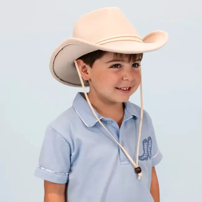 La Boutique by Dondolo Boys Polo & Shorts Set - Blue Dallas Texas Toile Print