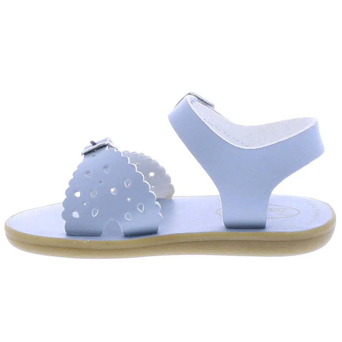 Footmates Girls Ariel Sandals - Eco Microfiber - Blue Fog by Footmates