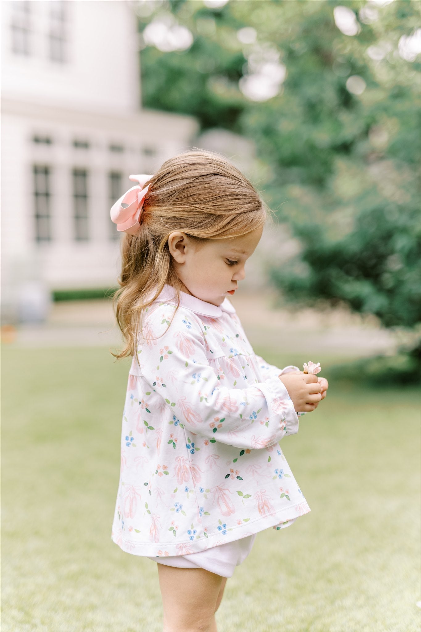 Proper Peony Girls Pink En Pointe Bloomers Set by Proper Peony