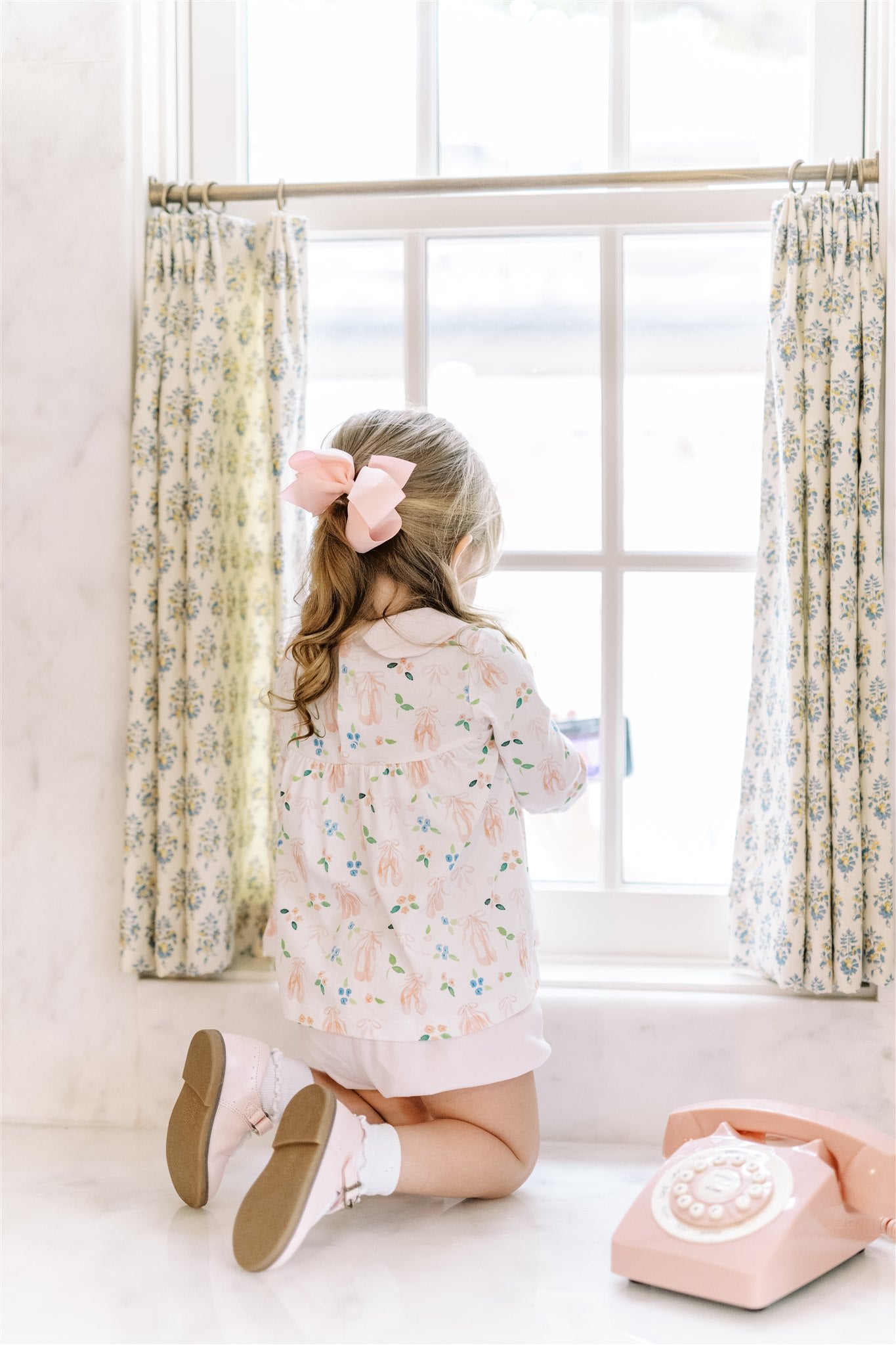Proper Peony Girls Pink En Pointe Bloomers Set