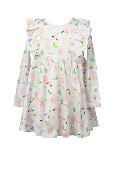 Proper Peony Girls Pink En Pointe Twirl Dress by Proper Peony