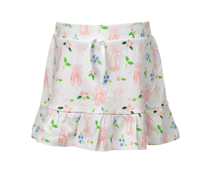 Proper Peony Girls Pink En Pointe Ruffle Skort by Proper Peony
