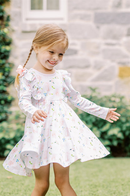Proper Peony Girls Pink En Pointe Twirl Dress by Proper Peony