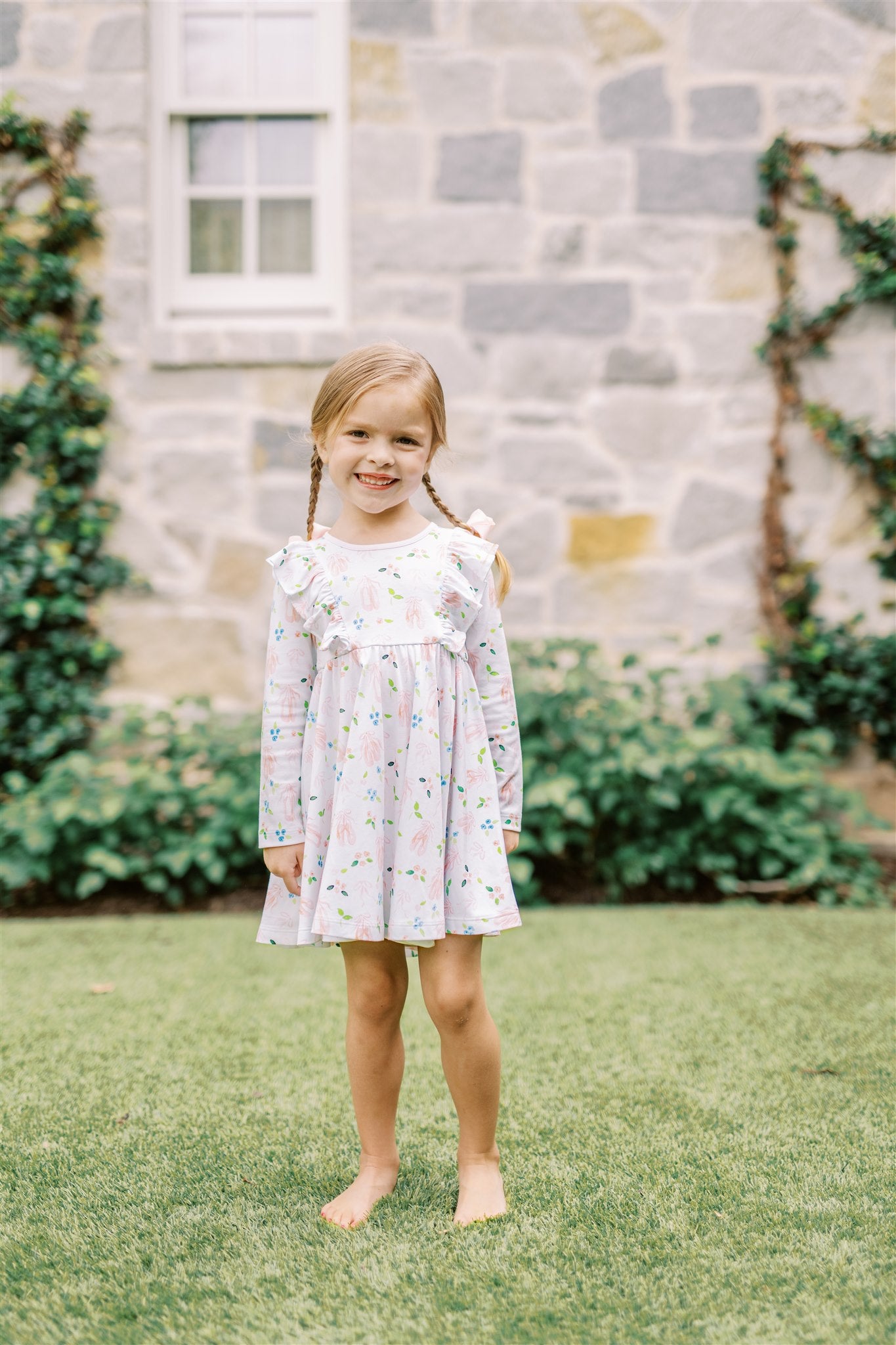Proper Peony Girls Pink En Pointe Twirl Dress