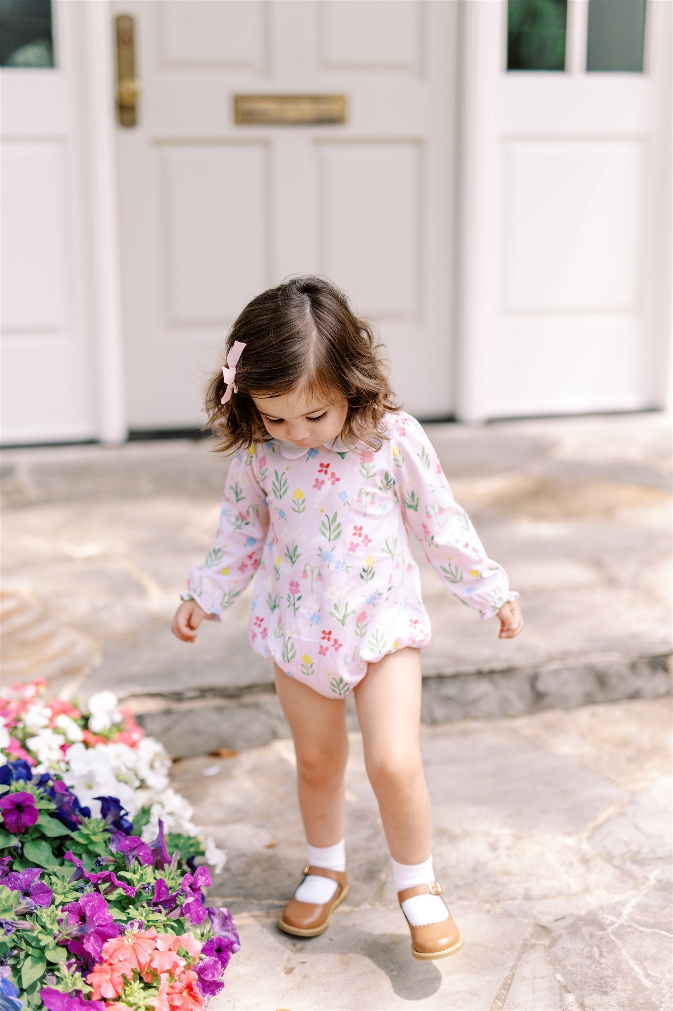Pre-Order: Proper Peony Pima Baby Girls English Garden Bubble
