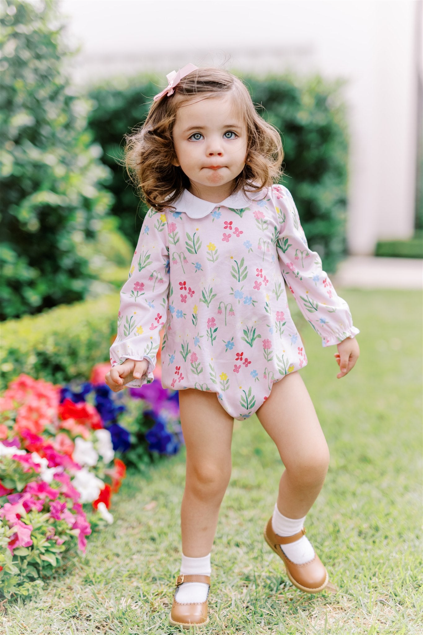 Pre-Order: Proper Peony Pima Baby Girls English Garden Bubble