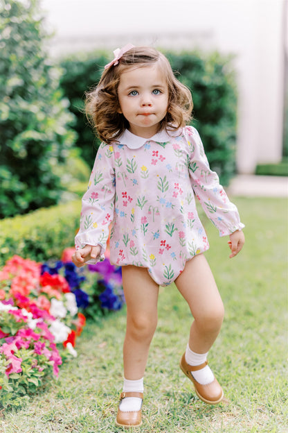Pre-Order: Proper Peony Pima Baby Girls English Garden Bubble