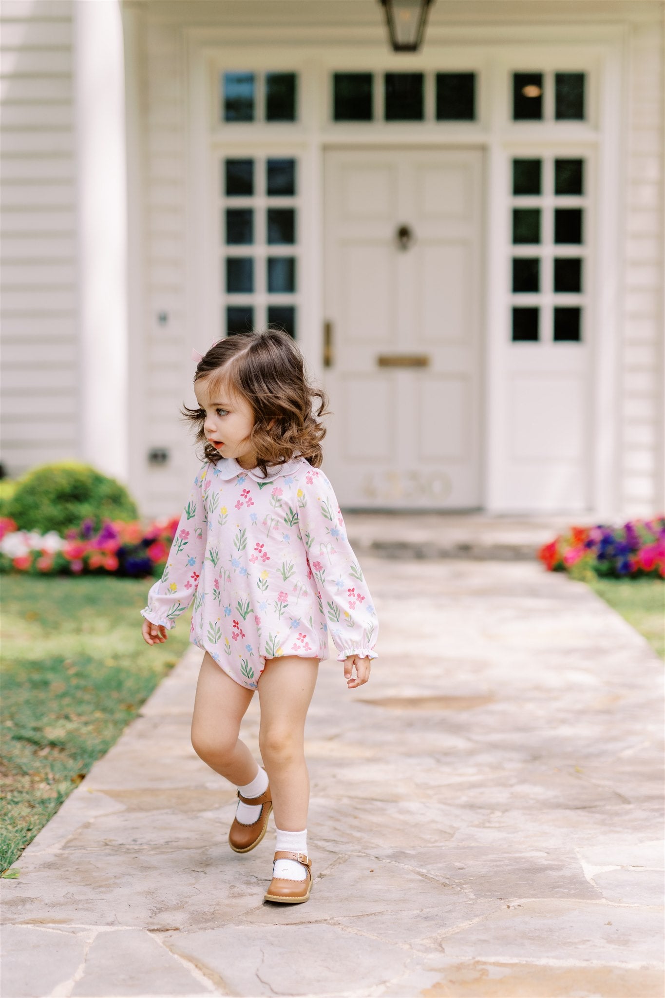 Pre-Order: Proper Peony Pima Baby Girls English Garden Bubble